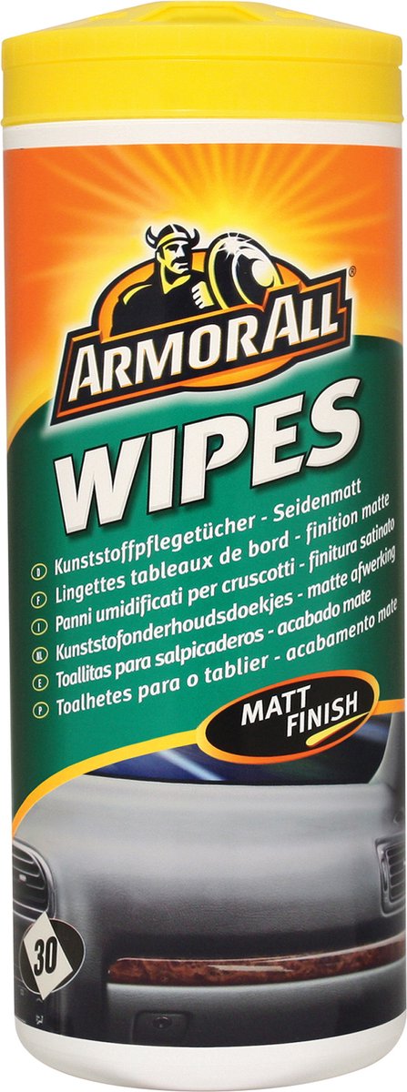 Armor all aa35030m lingettes d'entretien en plastique mat 30 pièces