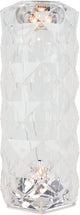 Lampe de table Eglo Lucignano - rechargeable - LED - 21 cm - transparent scintillant - RGB - sans fil - dimmable