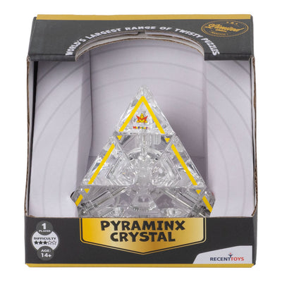Jouets récents pyraminx crystal le casse-tête puzzle