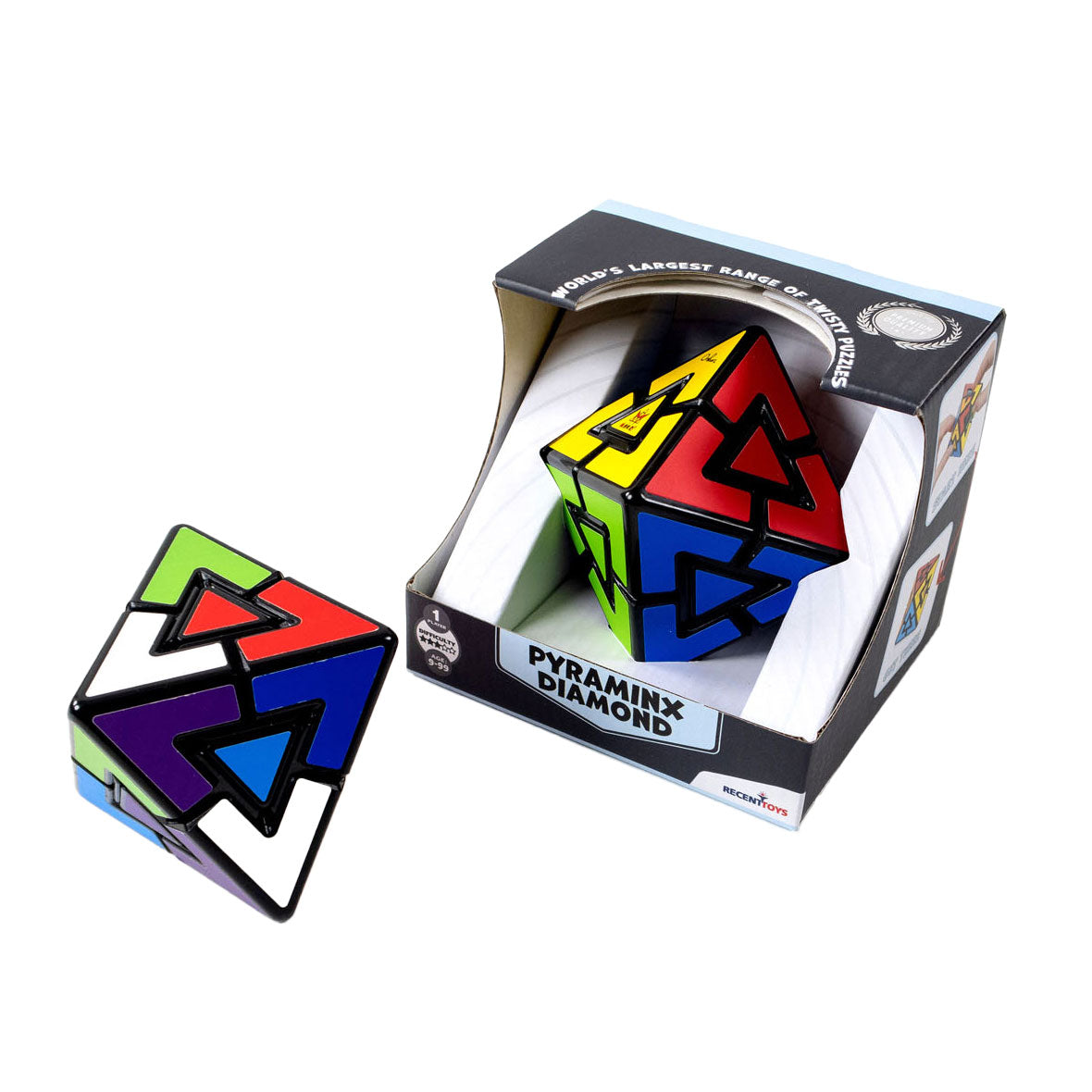 Jouets récents puzzle de casse-tête en diamant pyraminx