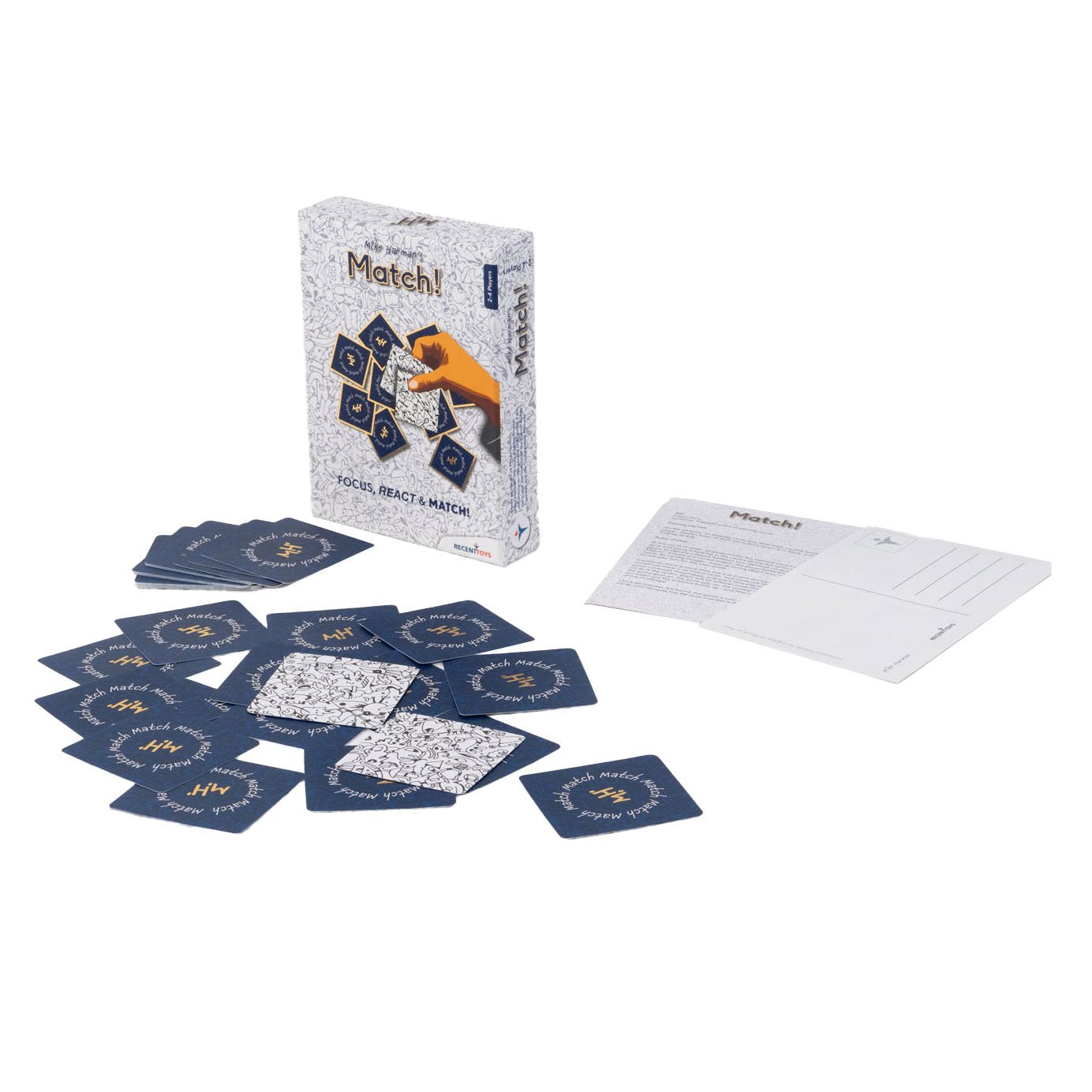 Jouets récents Mike Harman Match Jeu de cartes