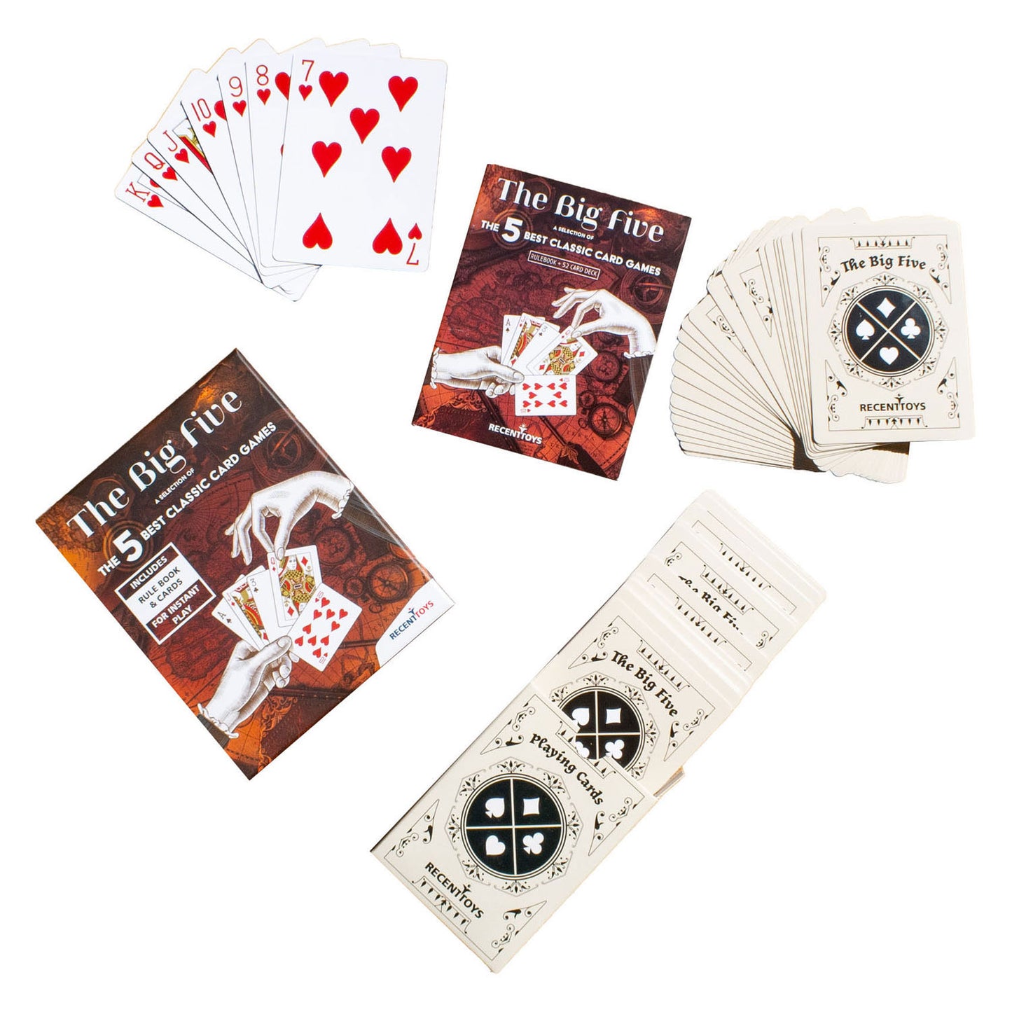 Jouets récents le grand jeu de cartes à cinq
