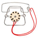 Jouets récents puzzle de cerveau de téléphone en métal