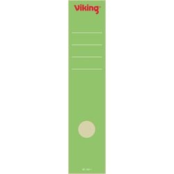 Classeur étiquettes de dos viking vert 10 morceaux de papier