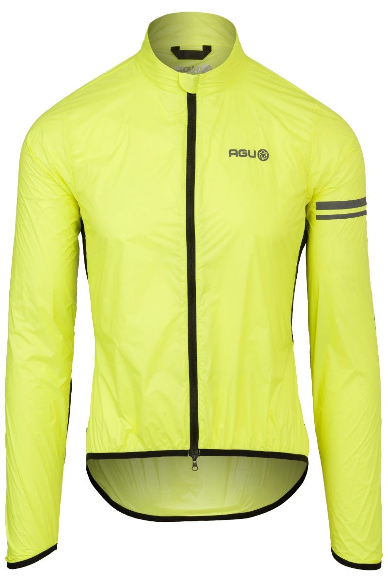 Coupe-vent essentiel homme jaune fluo