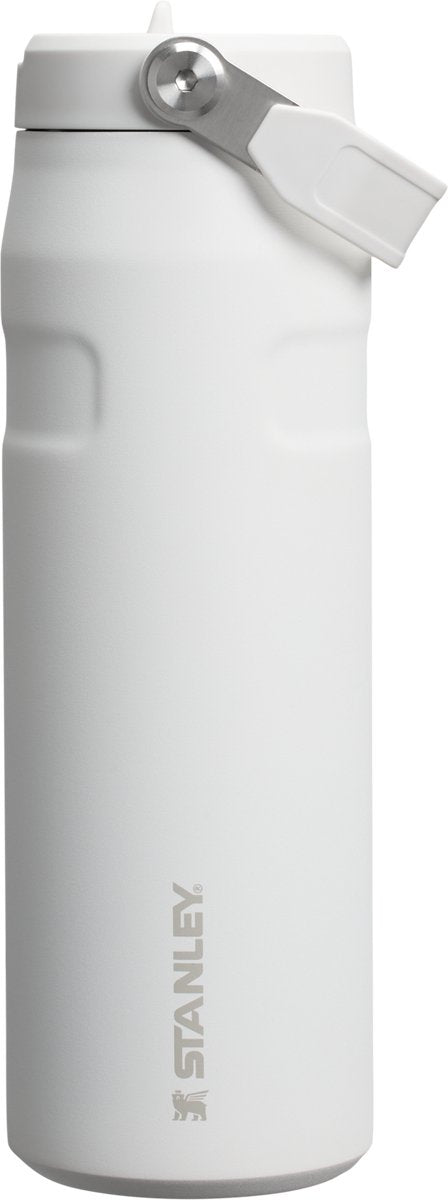 Bouteille d'eau Stanley Flip Straw 2.0 avec paille 0,7 l - 10 heures froides - 2 jours froides avec de la glace - gourde en acier inoxydable - sans BPA - étanche - passe au lave-vaisselle - antigel