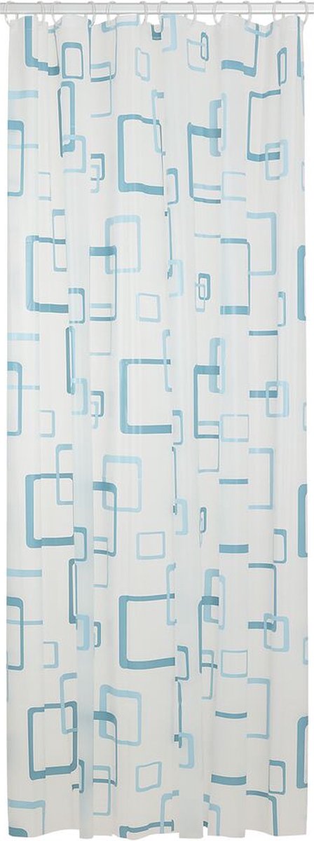 Rideau de douche rétro Sealskin 180x200 cm - peva - bleu