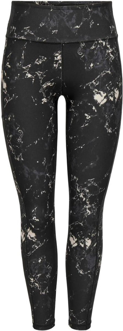 Ne jouez qu'à onprya-2-space life hw pck Tights noos leggings pour femmes - noir w. pierre ponce