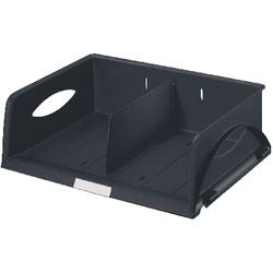 Corbeille à courrier Ty Leitz Sor standard 5230 noire montante + 1 cloison