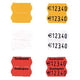 Etiquettes sato 1 ligne rouge