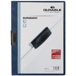 Dossier à clips duraquick durable 2270 plastique a4 bleu foncé