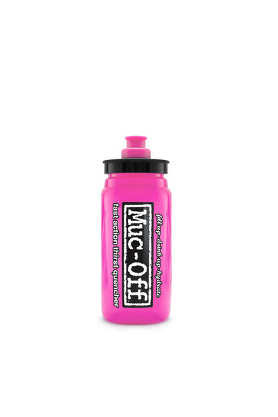 Muc-off muc off, schmier-pflegemittel, bouteille d'eau mouche personnalisée Elite 550 ml (neuf), unique, couleur: rose