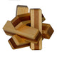 Eureka 3d Bamboo Brain Puzzle Firewood **