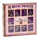 Jeu de casse-tête violet, 10 pièces.