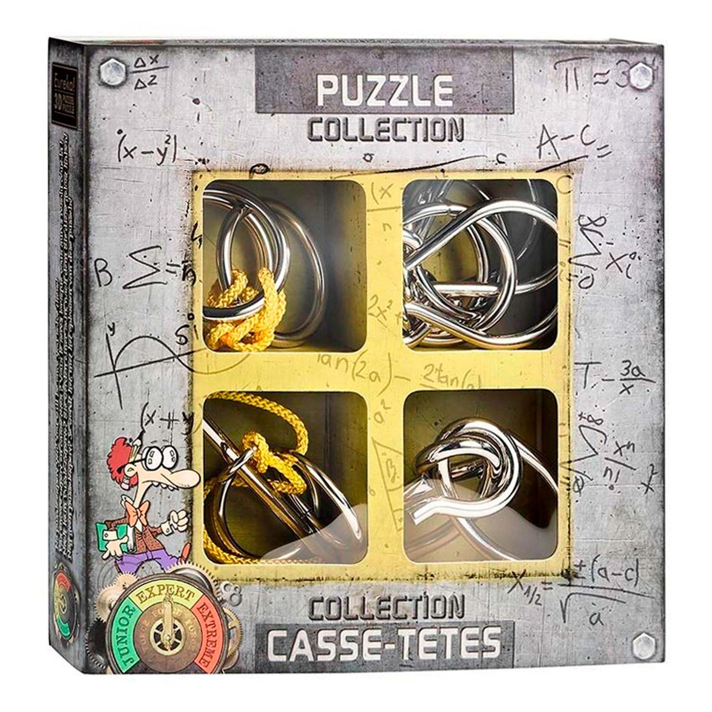 Metal Brain Puzzles Expert, 4st.