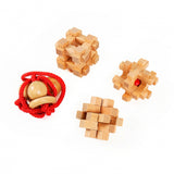 Eureka Wooden Brain Puzzles Extreme, 4st. - afbeelding 2