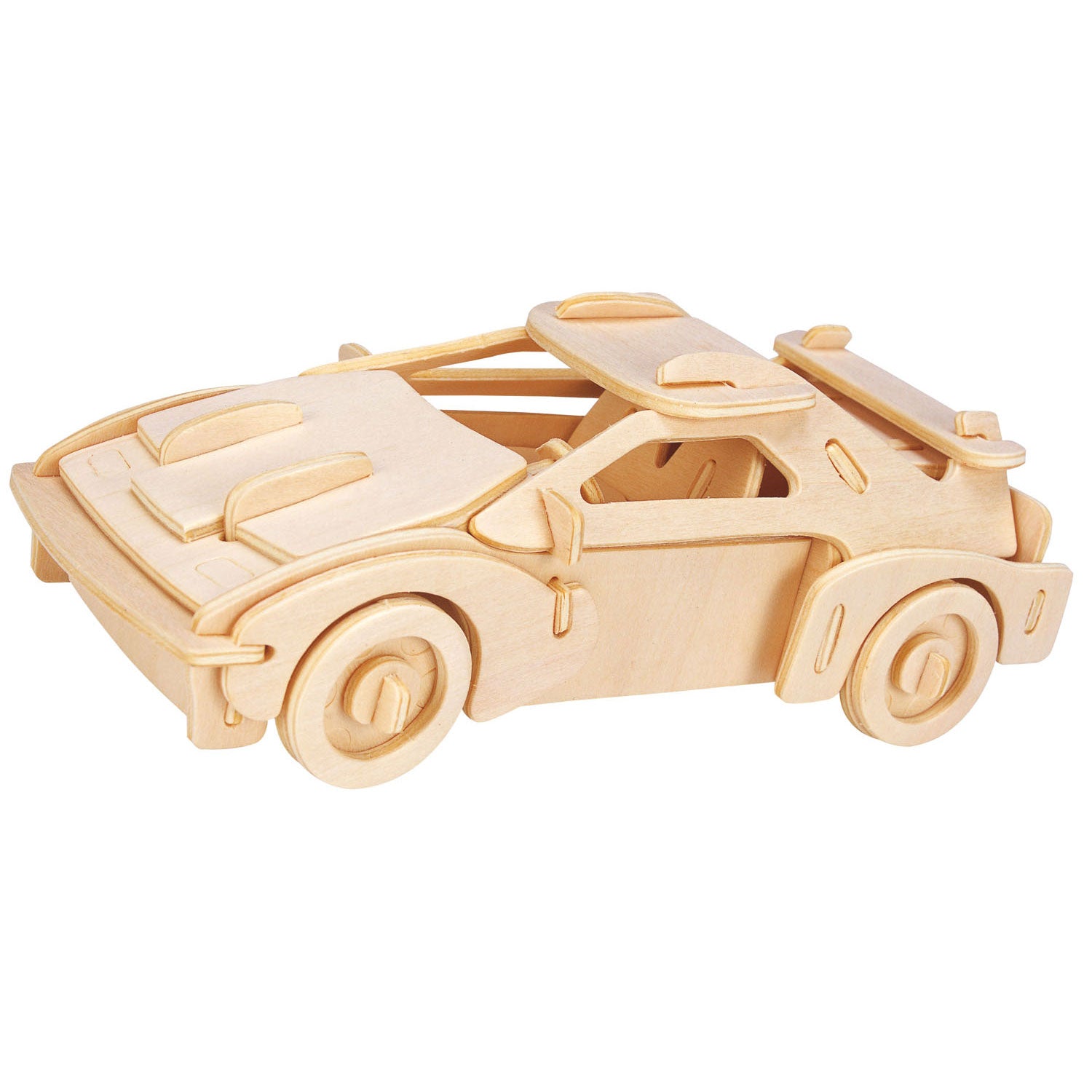 Atelier de Gepetto Ensemble de construction en bois 3D - voiture de course