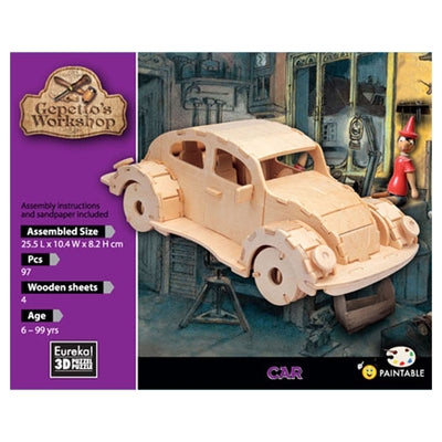 Kit en bois d'atelier de Gepetto 3D - voiture