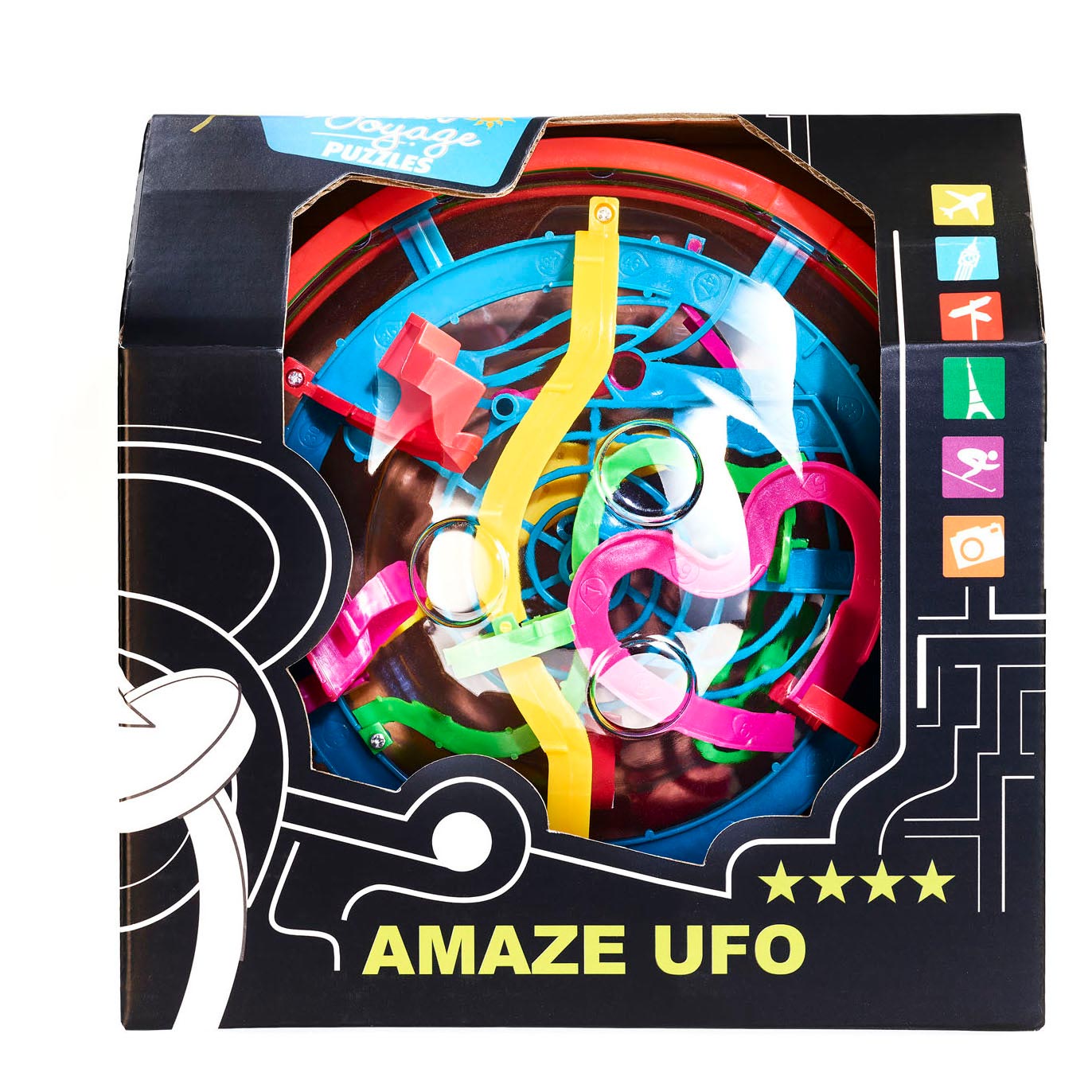 Casse-tête Amaze UFO**** (1-45-99 étapes)