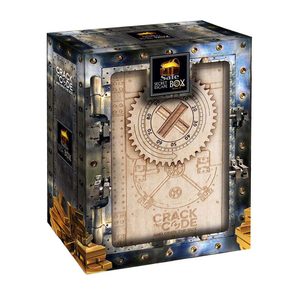 Boîte de puzzle d'évasion secrète sûre Eureka 3D