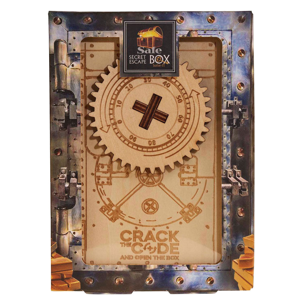 Boîte de puzzle d'évasion secrète sûre Eureka 3D