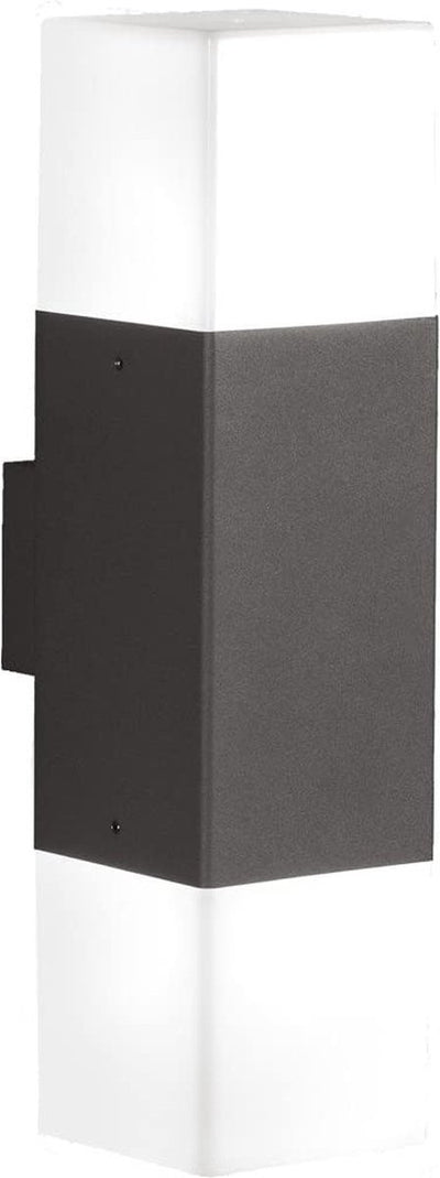 Trio hudson - applique - anthracite - incl. 2x e14 3,5 w - éclairage haut et bas - montage mural - non dimmable - éclairage extérieur - ip44