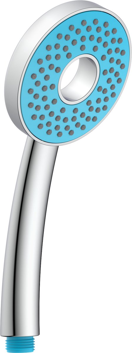 Douchette à main Eisl Rio - pomme de douche ronde - chrome turquoise