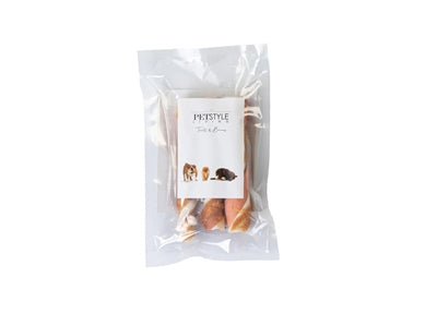 Petstyle Living Stick Twisted Multicolor avec du poulet