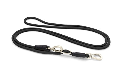 MORSO DOG LEASH HandSORY FREe Soft Rope recyclé noir