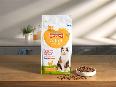 Riz de poisson adulte de chat smolke