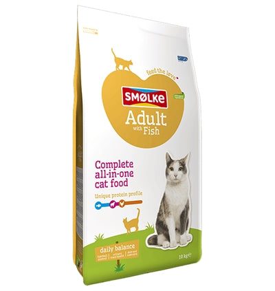 Riz de poisson adulte de chat smolke