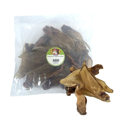 Oreilles de buffle de petsnack avec de la viande