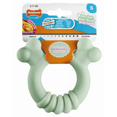 Nylabone Puppy Tactile Ring Chicken Gott