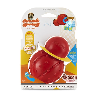 Nylabone Strong Casky Rubber Cone Bacons Flavour