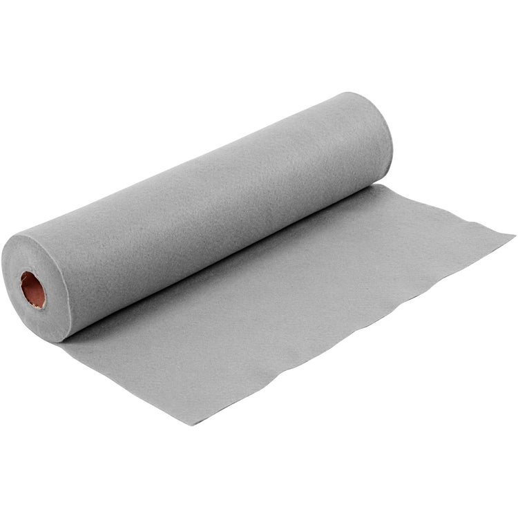 Feutre de loisir Creativ company, l: 45 cm, épaisseur 1,5-2 mm, 180-200 gr, gris, 5 m 1 rouleau
