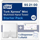 Distributeur de serviettes Tork 952100 plastique blanc
