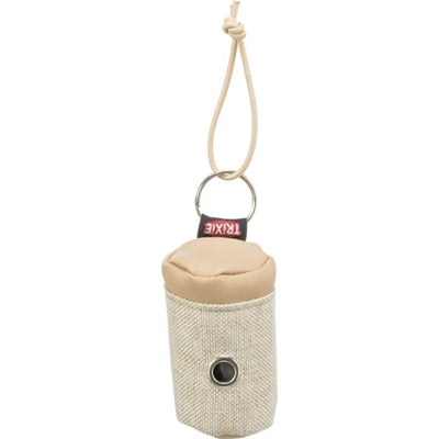 Support de sac de merde Trixie Canvasloche en cuir artificiel avec 20 sacs de merde assorti
