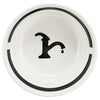 Trixie Drink Bow Bowl Dog Water céramique blanc noir
