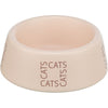 Trixie Food Bowl Buaning Bin Kat Cats en céramique rose