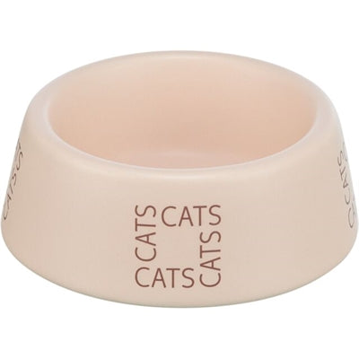 Trixie Food Bowl Buaning Bin Kat Cats en céramique rose