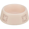 Trixie Food Bowl Buaning Bin Kat Cats en céramique rose