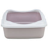 Trixie Cat Box avec border lilas blanc - afbeelding 2