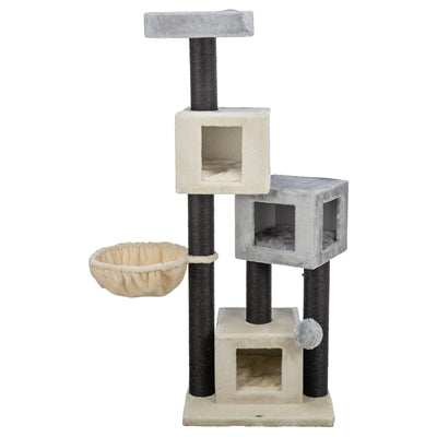Trixie Scratch Post et ainsi de suite noir gris crème