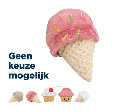Crème glacée trixie ou peluche à cupcakes avec assorti catnip