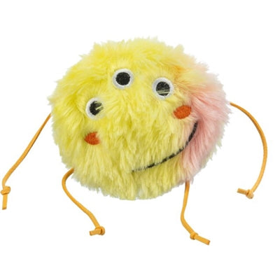 Trixie Monster peluche avec le jaune orange de catnip