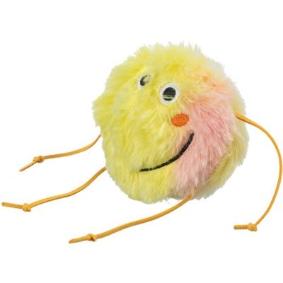 Trixie Monster peluche avec le jaune orange de catnip