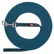 Trixie Dog Lash Tow Tow Ligne avec en caoutchouc anti-glissade bleu à l'essence - afbeelding 1