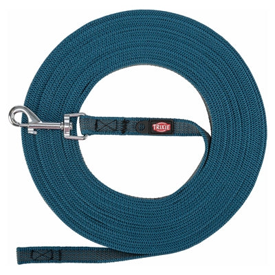 Trixie Dog Lash Tow Tow Ligne avec en caoutchouc anti-glissade bleu à l'essence