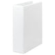 Classeur à anneaux de présentation 4 anneaux a4 86mm blanc