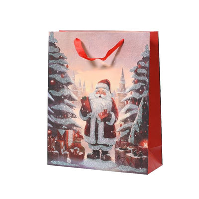 Sac cadeau Decoris Père Noël 8x18x24cm